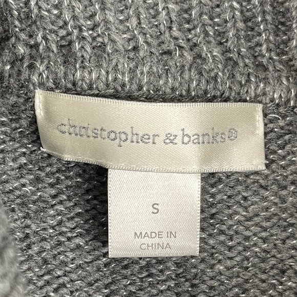 Christopher Banks Cowl Turtleneck Knit Sweater - Picture 3 of 8